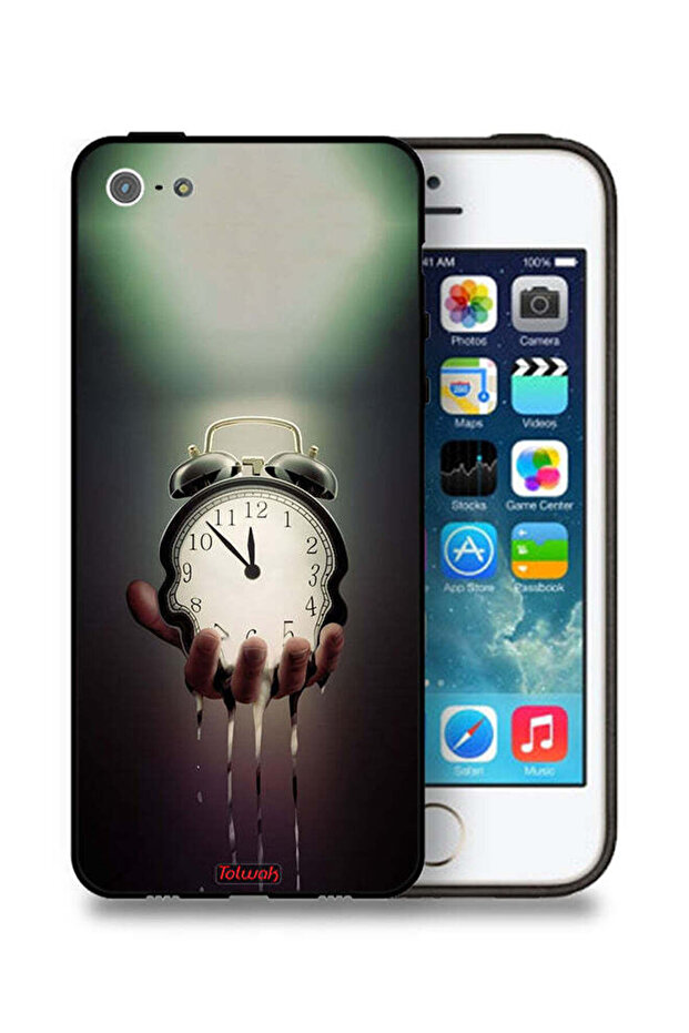 جراب حماية على شكل ساعة لهاتف Apple iPhone 5/5s/SE - 1