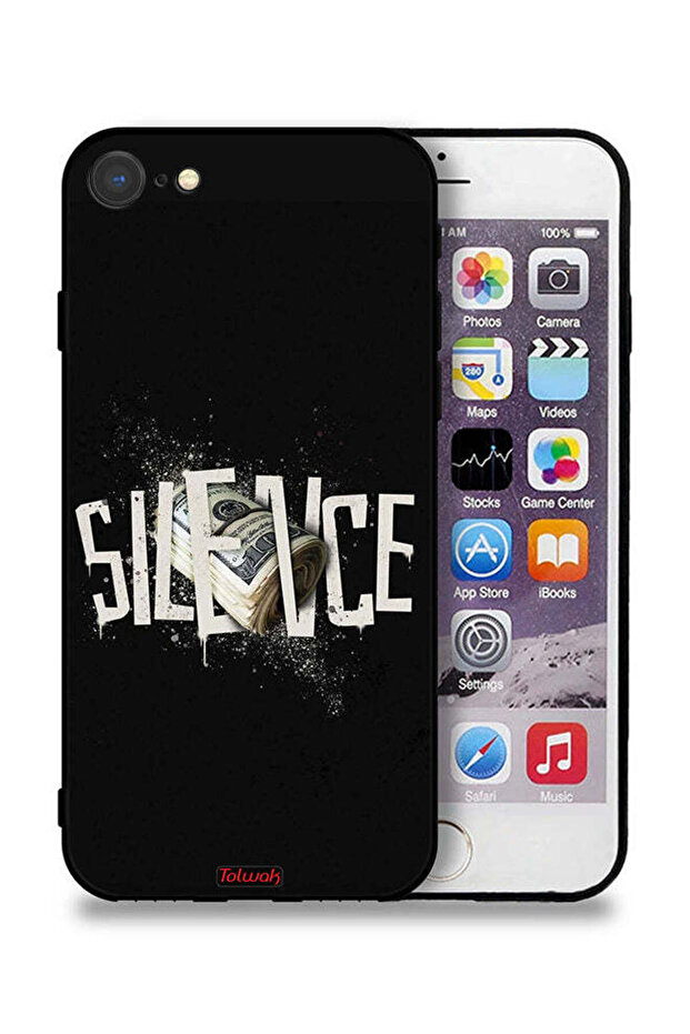 غطاء حماية صامت لجهاز Apple iPhone 8