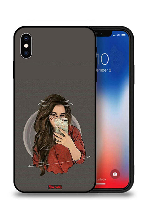 جراب حماية لجهاز Apple iPhone XS لالتقاط صور سيلفي
