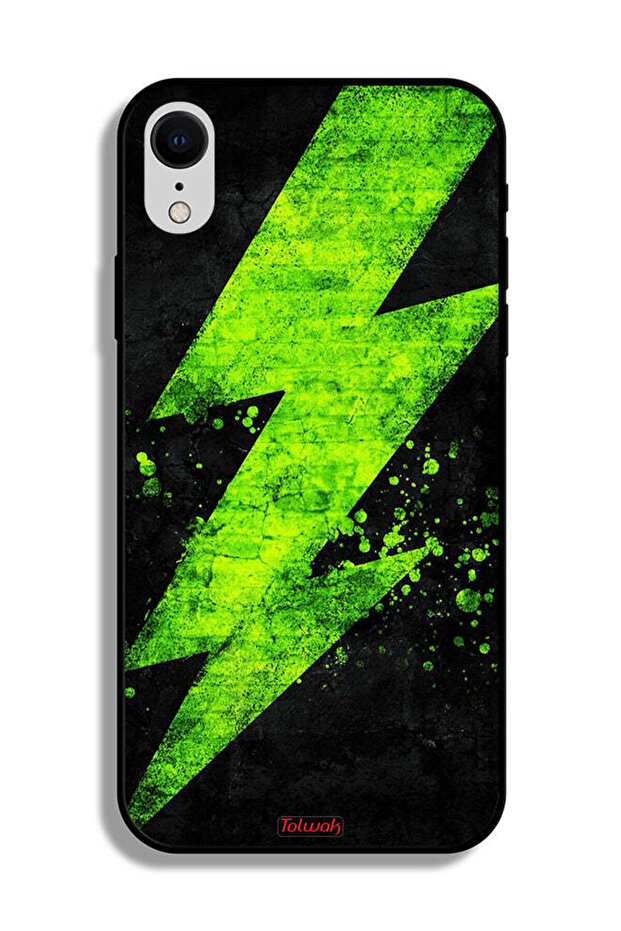 جراب حماية لجهاز Apple iPhone XR بنمط كهربائي - 2