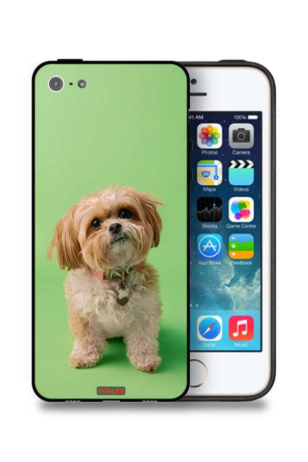 جراب حماية لجهاز Apple iPhone 5/5s/SE بتصميم جرو لطيف