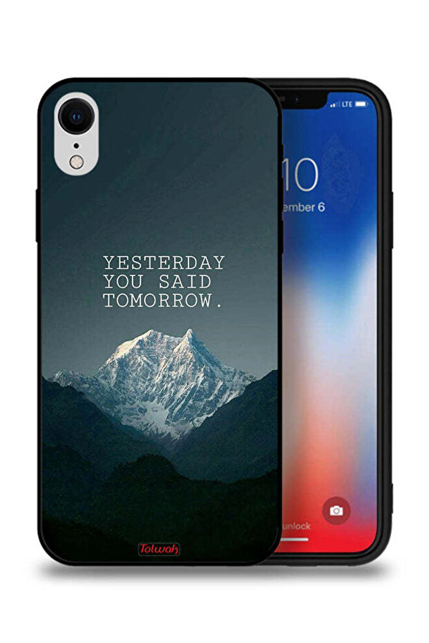 جراب حماية لجهاز Apple iPhone XR - أمس قلت غدًا