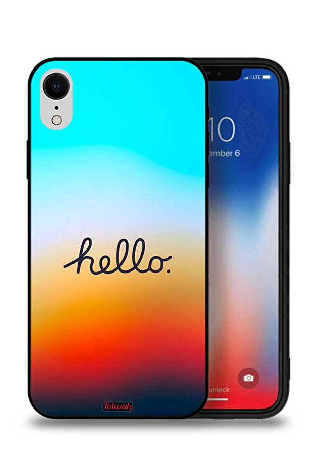 غطاء حماية لجهاز Apple iPhone XR - مرحباً