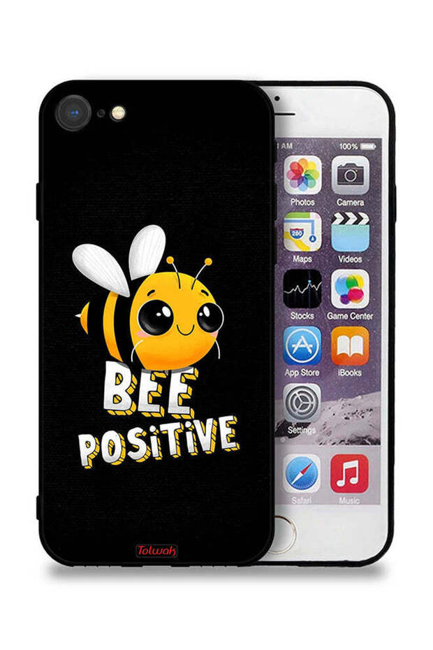 جراب حماية لجهاز Apple iPhone 7 Bee Positive