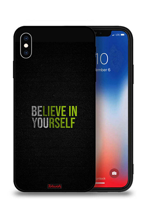 Apple iPhone XS Max Protective Case Believe In Yourself