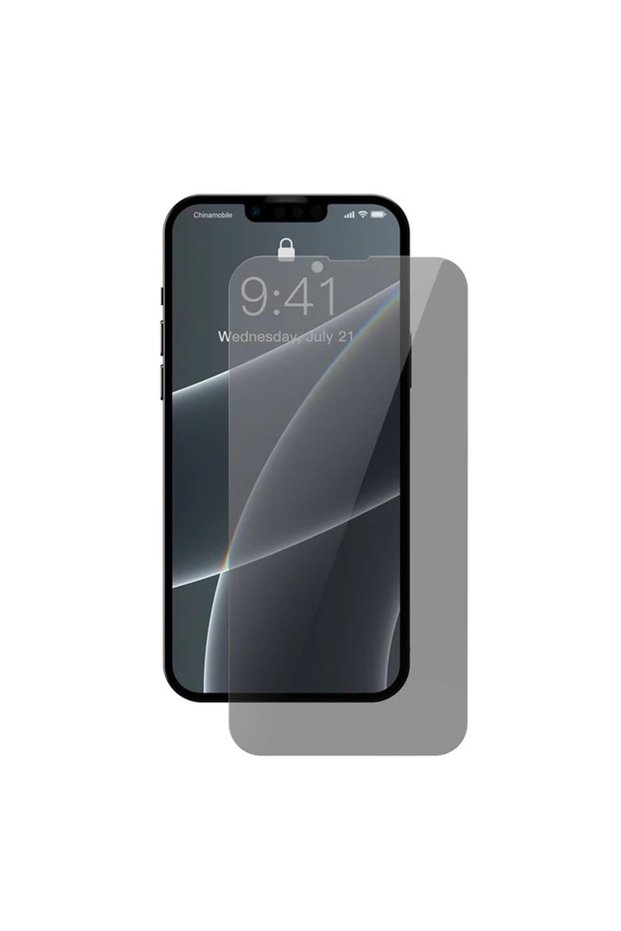 واقي شاشة زجاجي للخصوصية لهاتف آيفون 13 ميني، طقم من قطعتين-(5775) - GALLTR4117-4908
