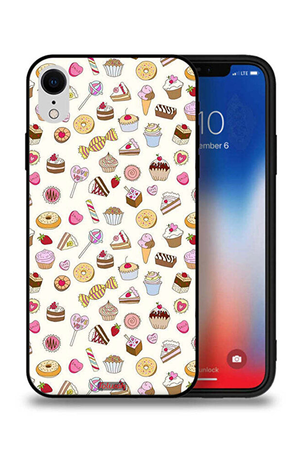 جراب حماية لجهاز Apple iPhone XR بنمط العناصر المفضلة