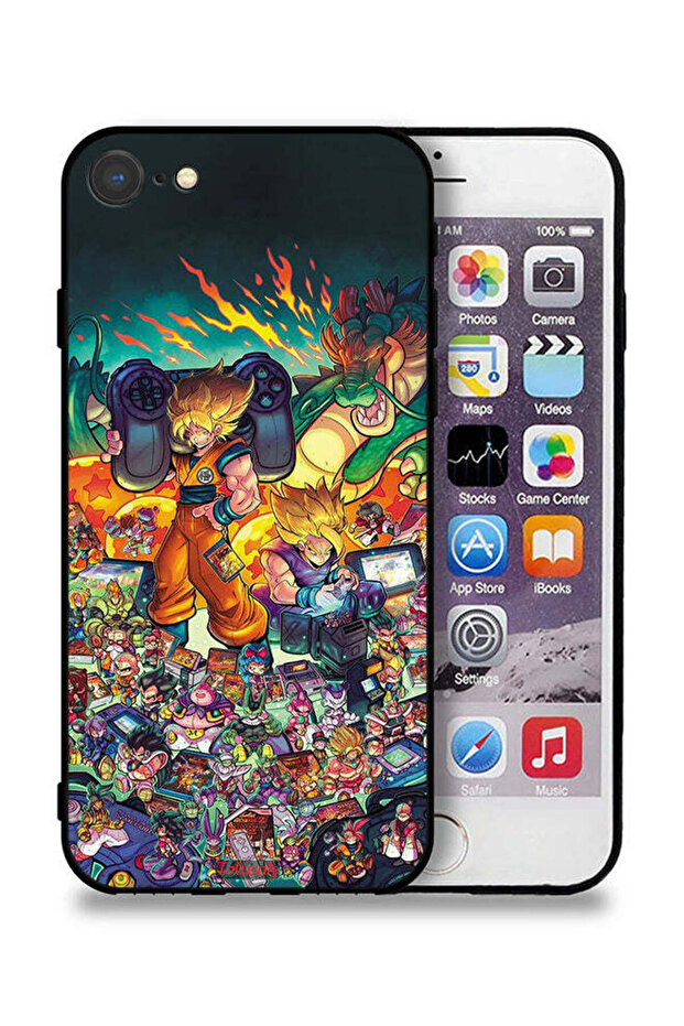 جراب حماية لجهاز Apple iPhone 8 برسومات فنية للاعب