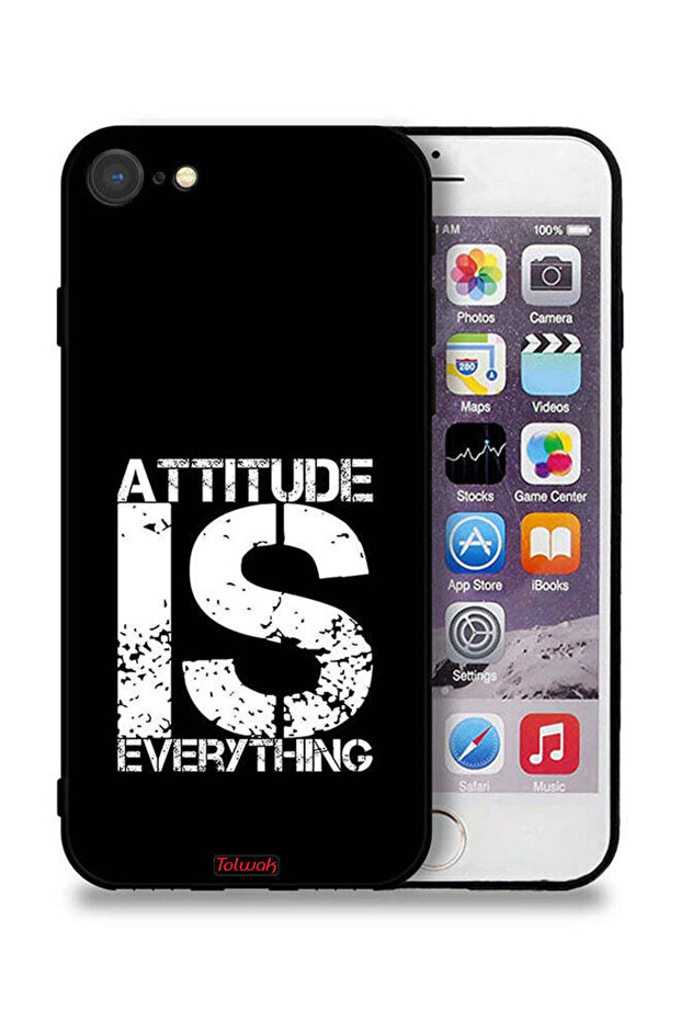 جراب حماية لجهاز Apple iPhone 8 - Attitude Is Everything