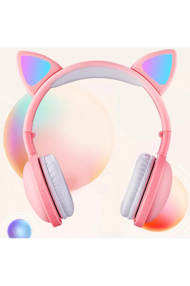 ALLY Kedi Kulak Kulaküstü Bluetooth 5.0 Kablosuz Kulaklık-(1903) - GRDS8798-3655 - 6