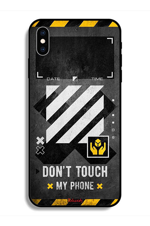 Protective Case For Apple iPhone X Don_T Touch My Phone