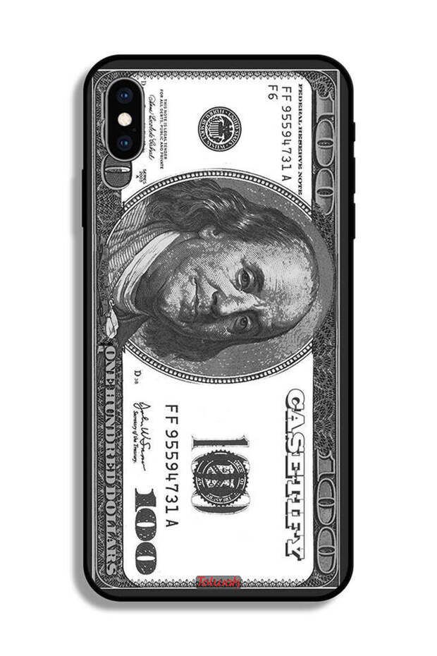 جراب حماية من Apple iPhone XS Max بنقشة الدولار - 2