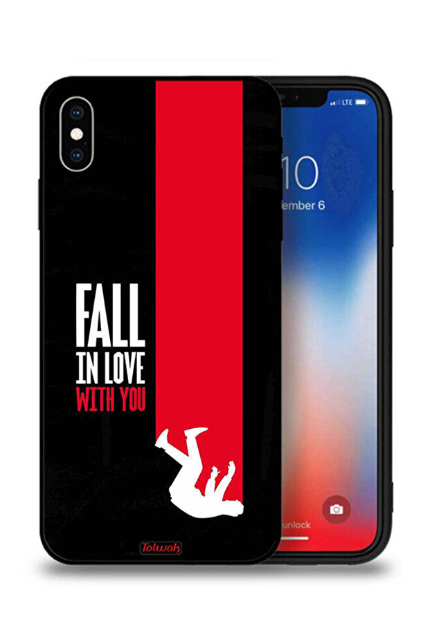 جراب حماية من Apple iPhone XS Max - "Fall In Love With You"