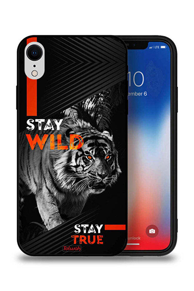 جراب حماية لجهاز Apple iPhone XR - Stay Wild Stay True