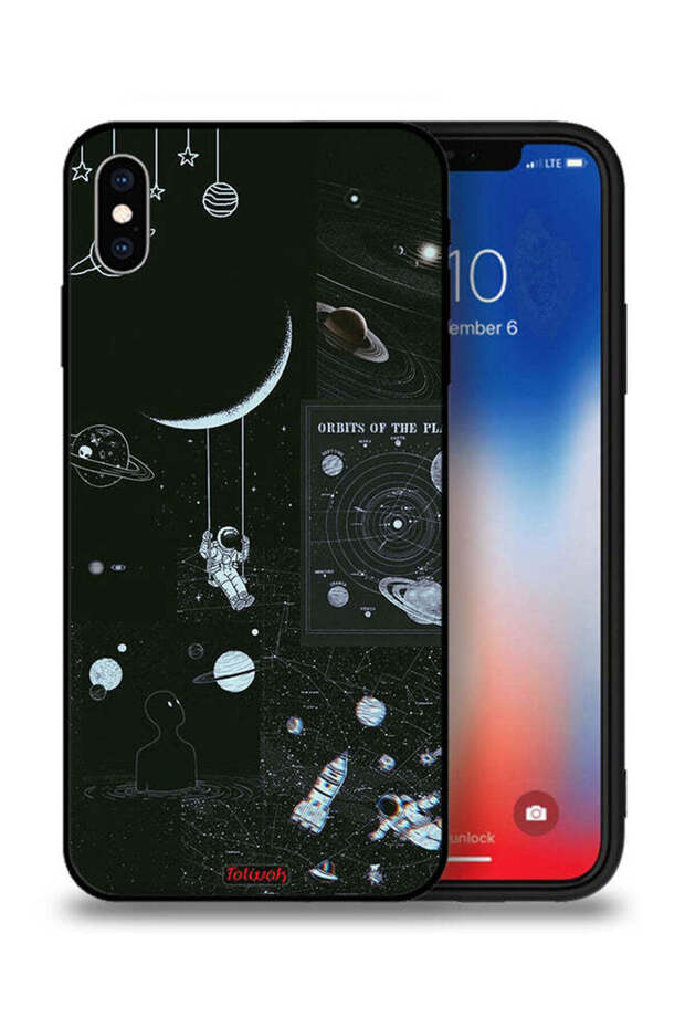 غطاء حماية لجهاز Apple iPhone XS Max - مدارات الكواكب