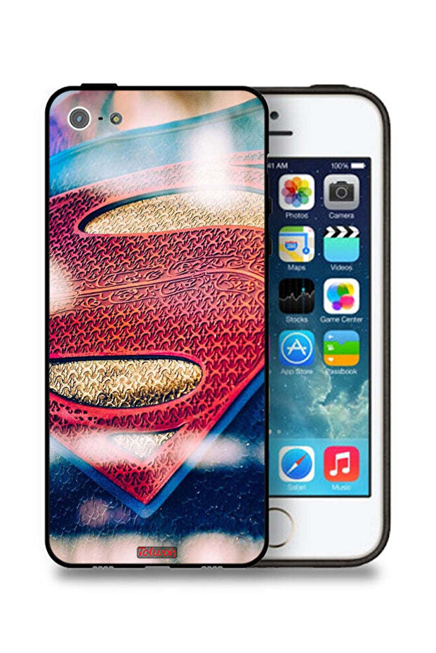 جراب حماية لهاتف Apple iPhone 5/5s/SE بشعار سوبرمان