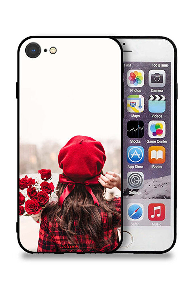 جراب حماية لهاتف Apple iPhone SE (2022) يحمل زهورًا
