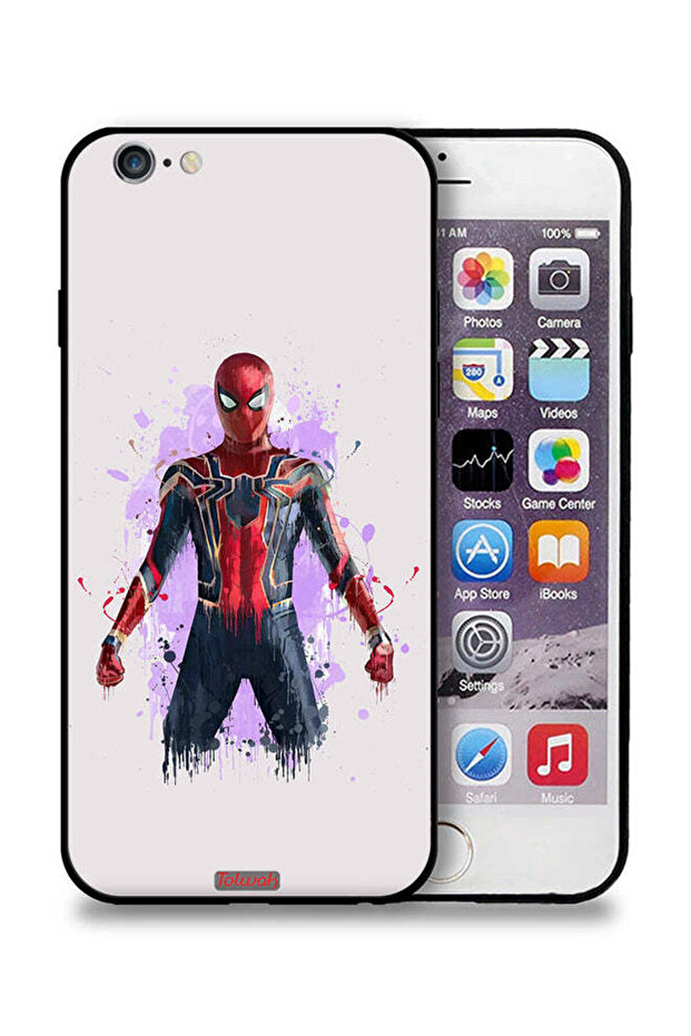 غطاء حماية لجهاز Apple iPhone 6 Plus/6s Plus بتصميم العنكبوت الحديدي