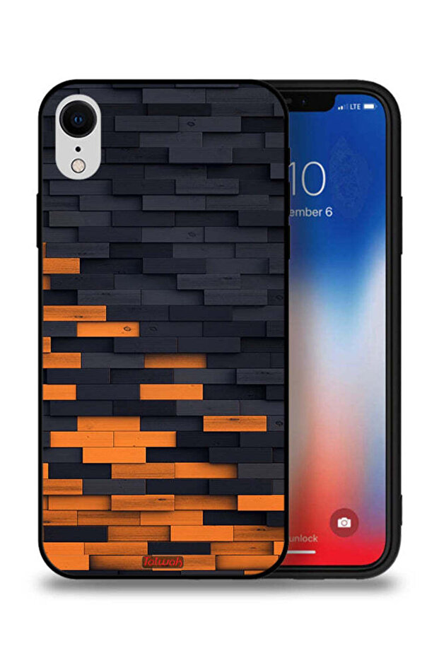 جراب حماية خشبي لهاتف Apple iPhone XR
