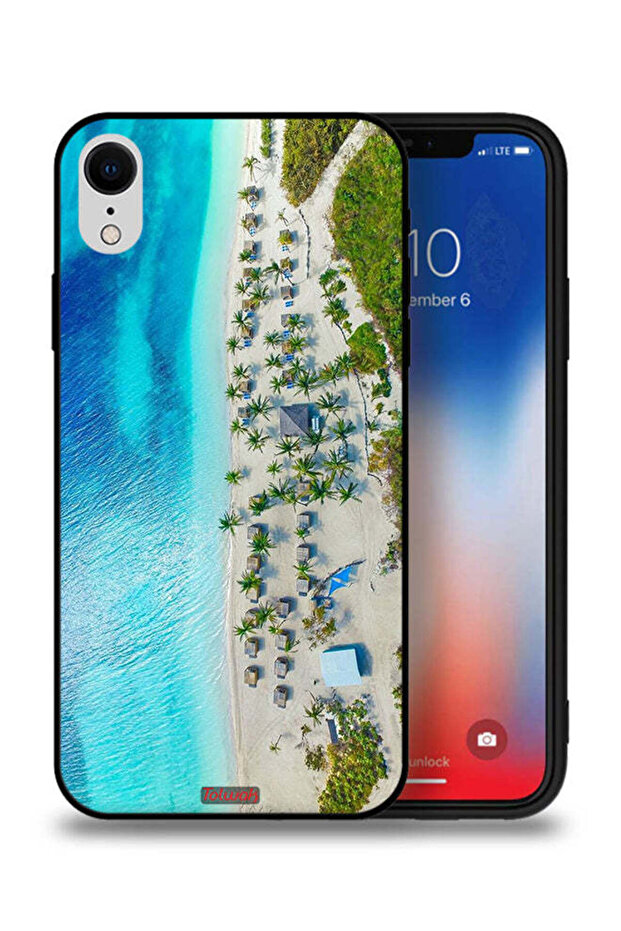 غطاء حماية لجهاز Apple iPhone XR - شاطئ