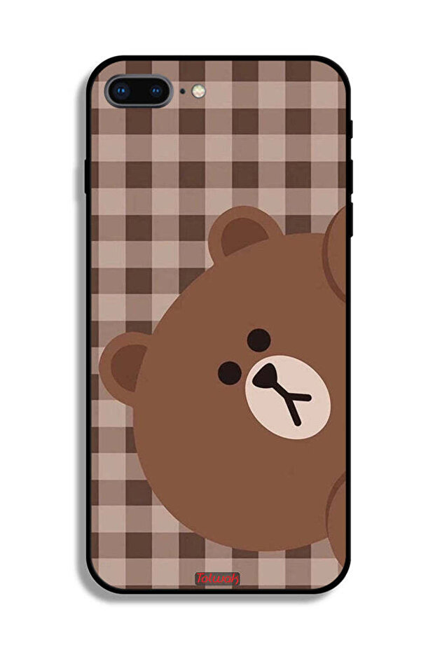 غطاء حماية على شكل دب لجهاز آيفون 7 بلس من آبل - 2