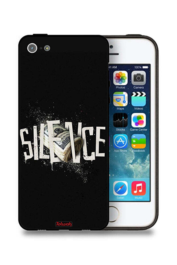 غطاء حماية صامت لجهاز Apple iPhone 5/5s/SE