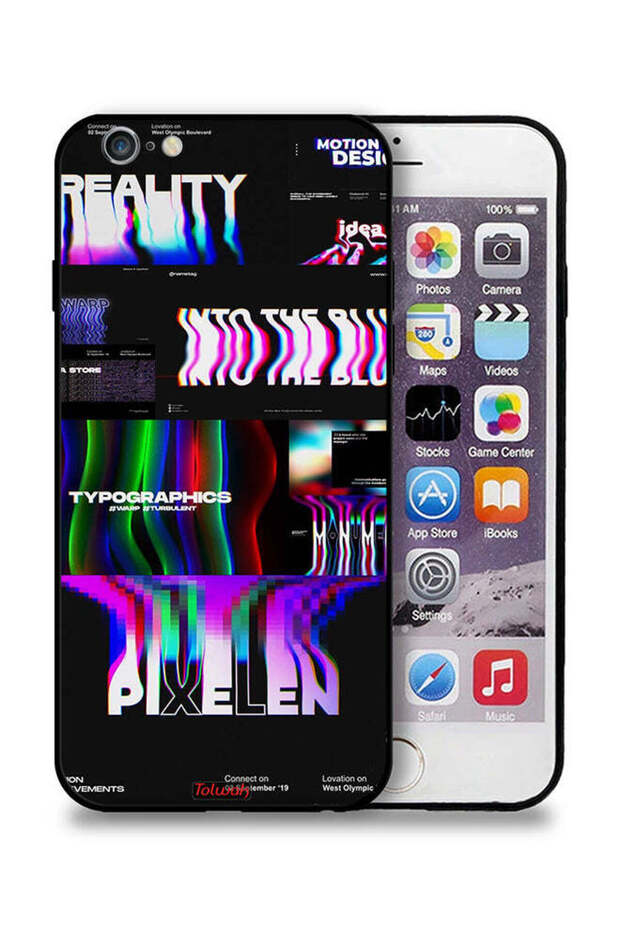 جراب حماية بتصميم حركة لهاتف Apple iPhone 6 Plus/6s Plus