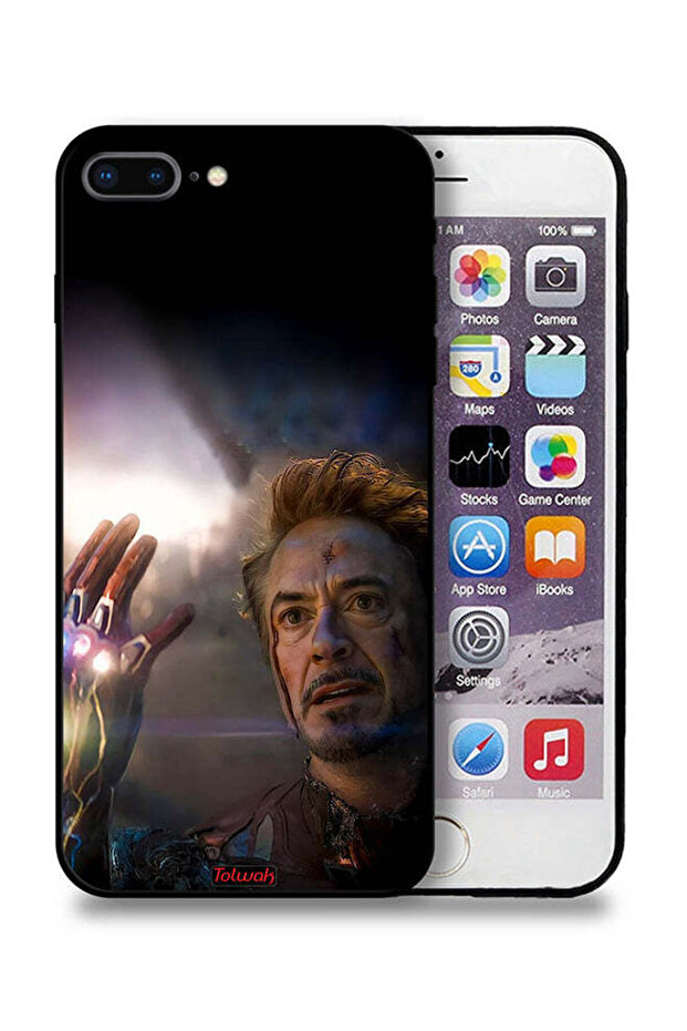 جراب حماية لجهاز Apple iPhone 8 Plus أنا الرجل الحديدي