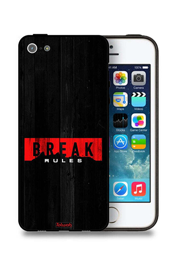 جراب حماية لجهاز Apple iPhone 5/5s/SE يكسر القواعد