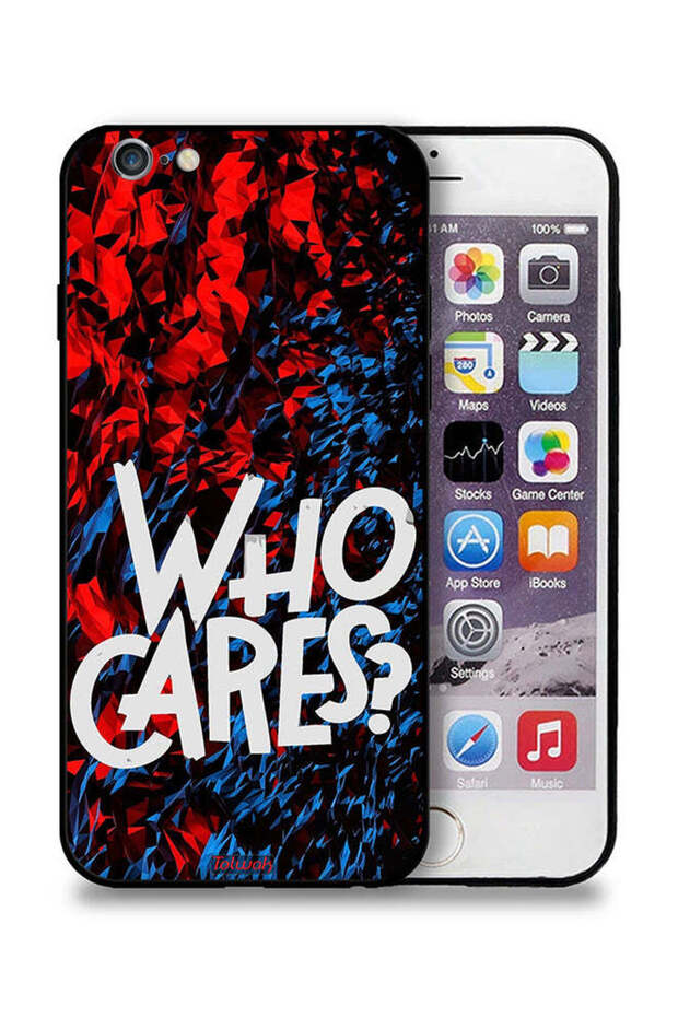 جراب حماية لجهاز Apple iPhone 6 Plus/6s Plus من يهتم؟