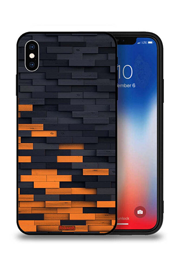 جراب حماية خشبي لهاتف Apple iPhone XS Max
