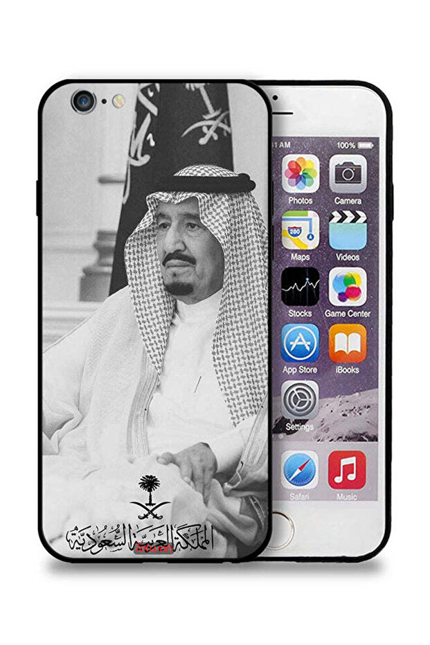 غطاء حماية لجهاز آيفون 6/6s من آبل - الملك سلمان