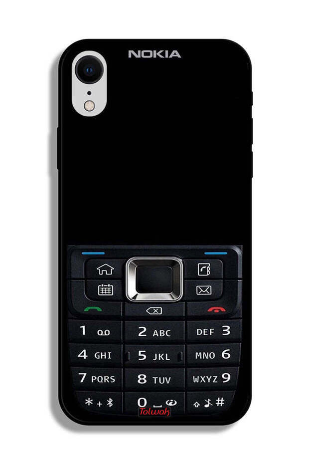 جراب حماية لجهاز Apple iPhone XR بنمط هاتف قديم - 2