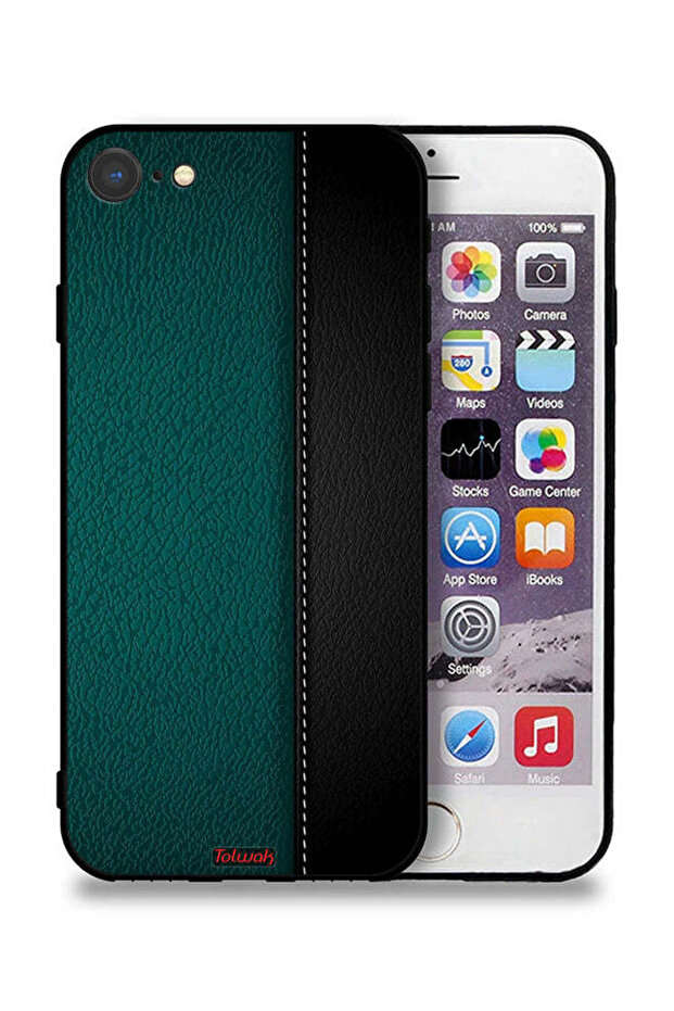 جراب حماية جلدي لهاتف Apple iPhone 8 - 1