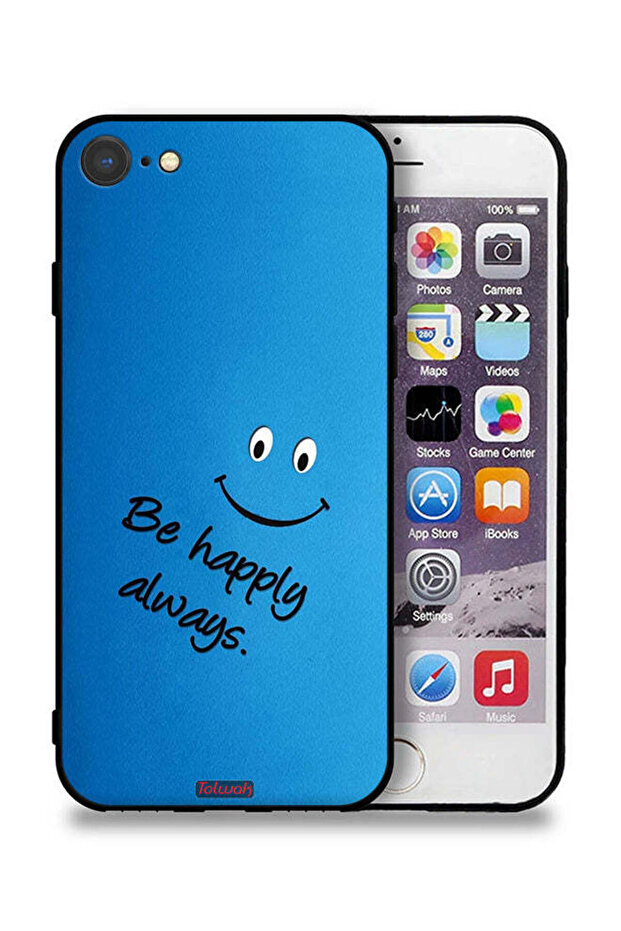 جراب حماية لجهاز Apple iPhone 8 كن سعيدًا دائمًا