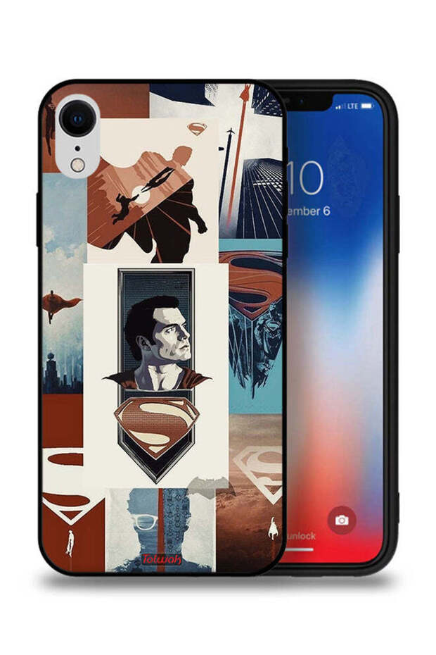 جراب حماية لهاتف Apple iPhone XR برسومات سوبرمان