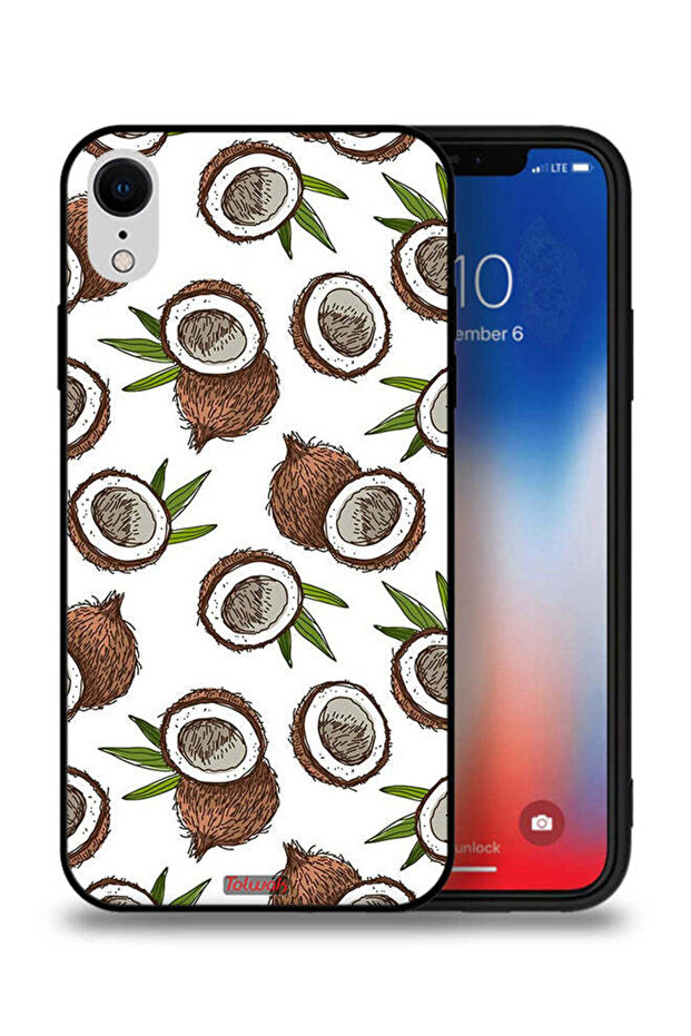 جراب حماية لجهاز Apple iPhone XR - جوز الهند
