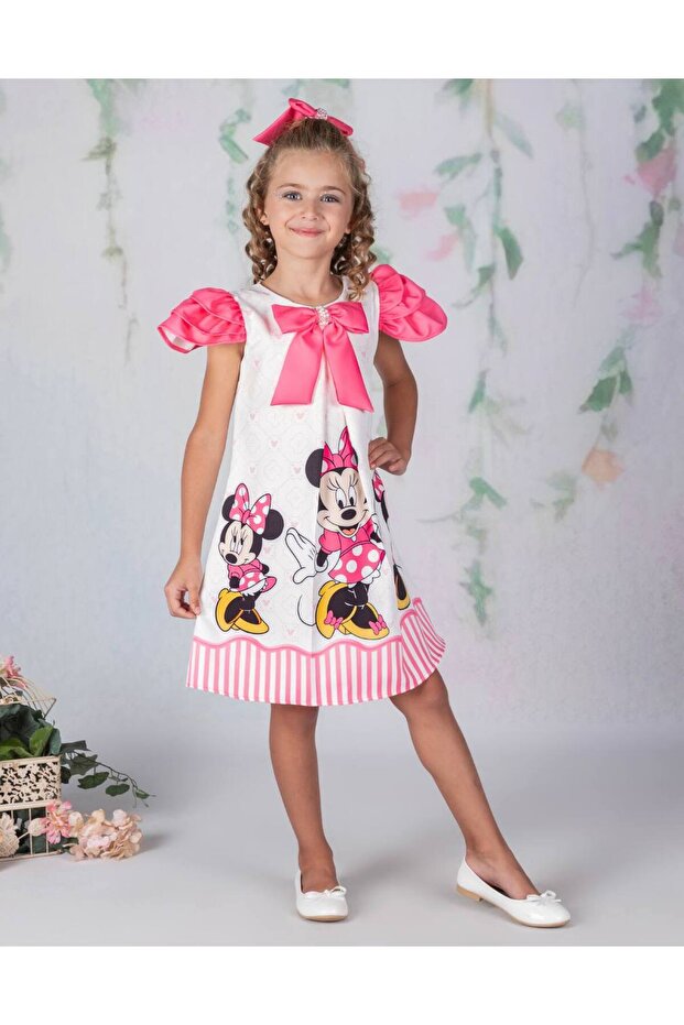 Minnie mouse düz elbise - 2