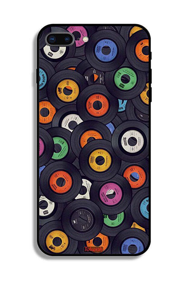 Apple iPhone 8 Plus Protective Case Cds Pattern - 2