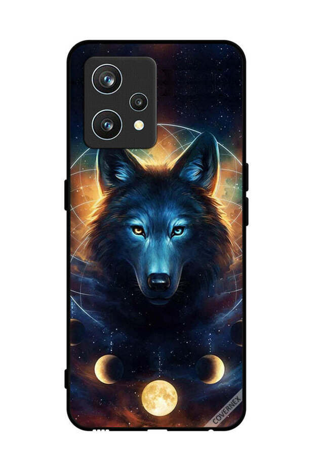 Protective Case Cover For Realme 9 Pro Plus Wolf In Space