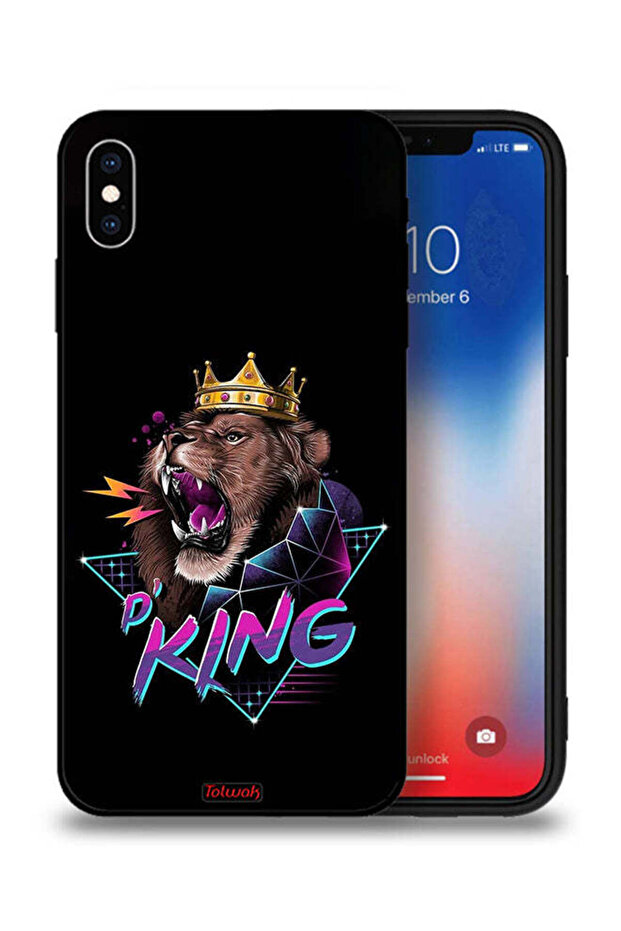 Apple iPhone XS Protective Case Lion King Art