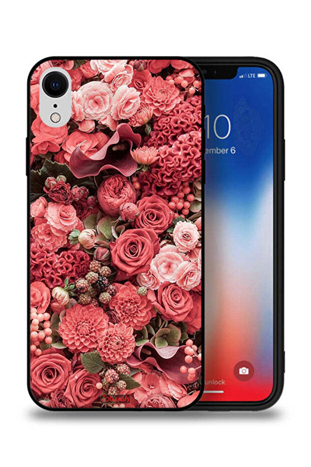غطاء حماية لجهاز Apple iPhone XR - لون وردي الخوخ