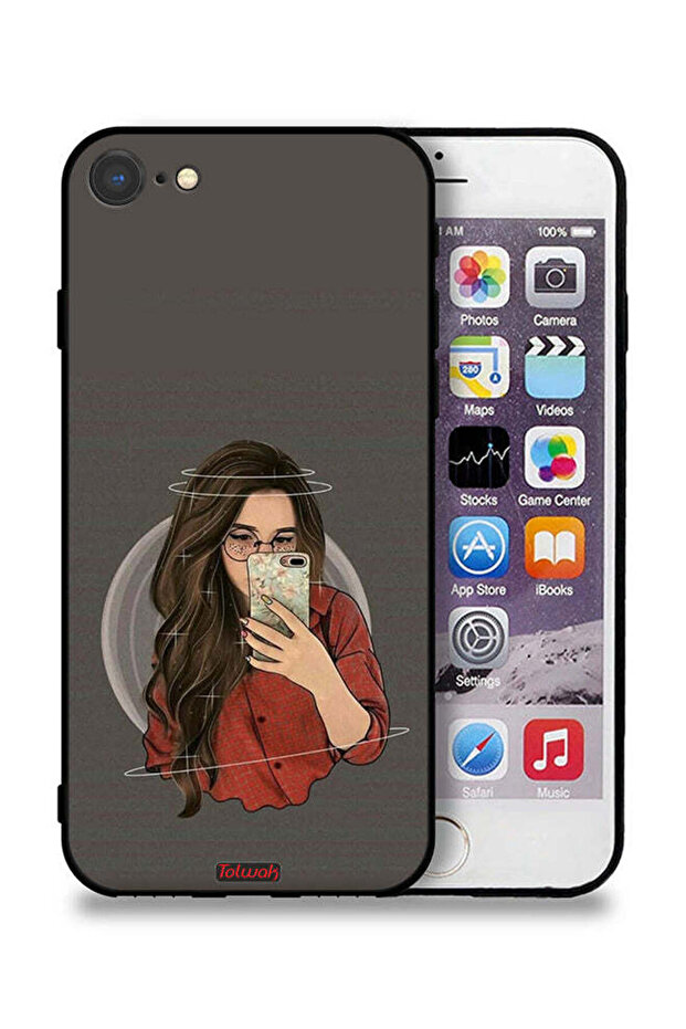 جراب حماية لجهاز Apple iPhone 7 لالتقاط صور سيلفي
