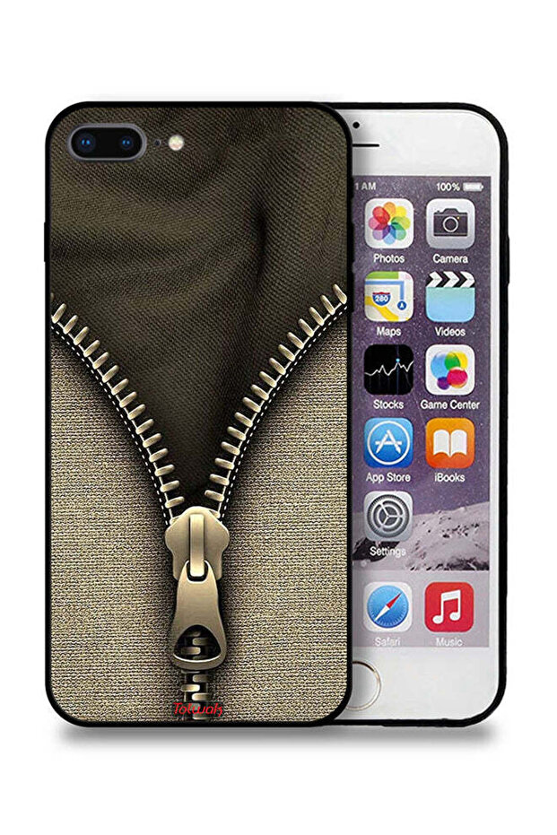 جراب حماية بسحاب لهاتف Apple iPhone 8 Plus - 1