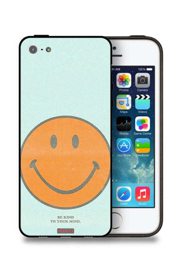 جراب حماية لجهاز Apple iPhone 5/5s/SE - كن لطيفًا مع عقلك