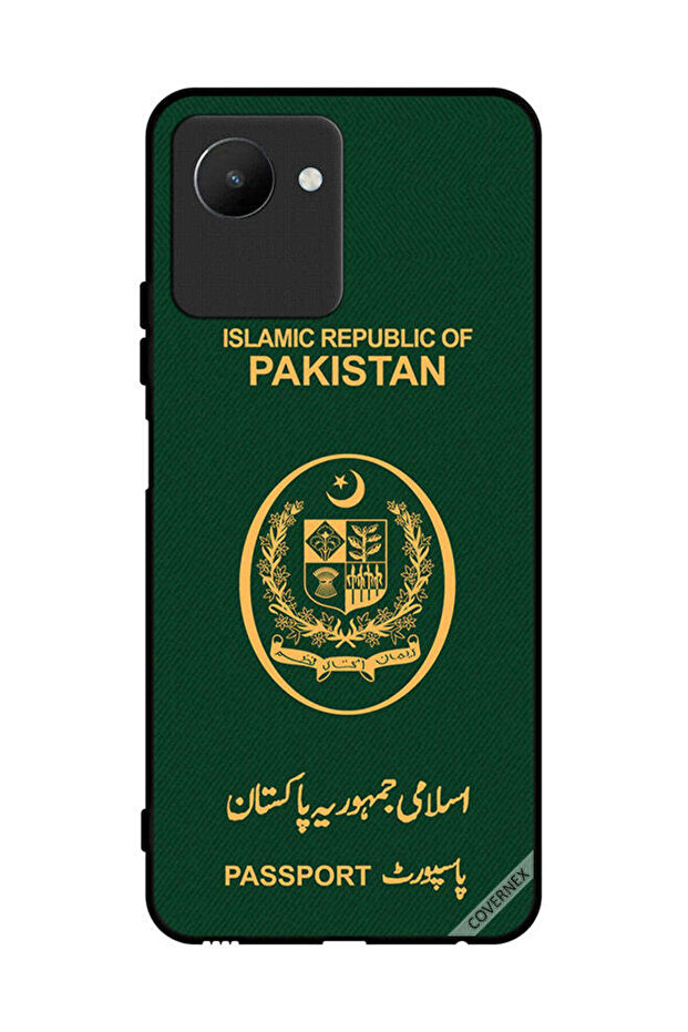غطاء حماية لهاتف Realme C30s بنمط جواز سفر باكستاني