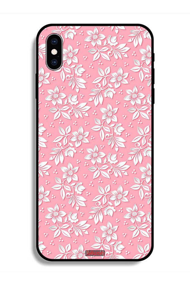 جراب واقٍ لهاتف Apple iPhone X بنمط خلفية زهور - 1