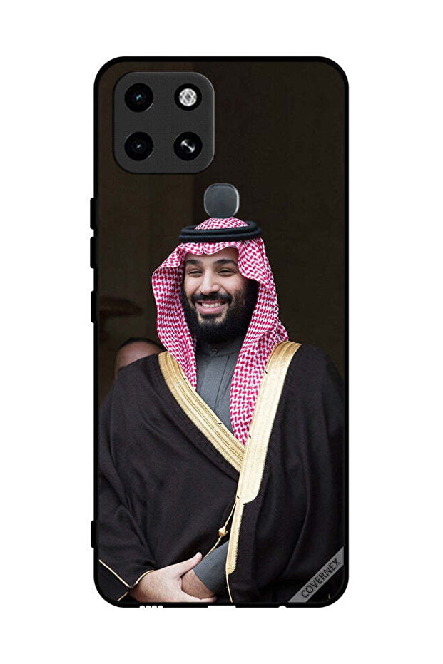 غطاء حماية لهاتف إنفينيكس سمارت 6 محمد بن سلمان مبتسمًا