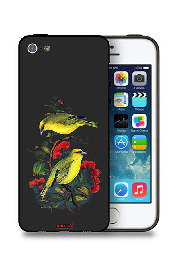 غطاء حماية طيور لجهاز Apple iPhone 5/5s/SE