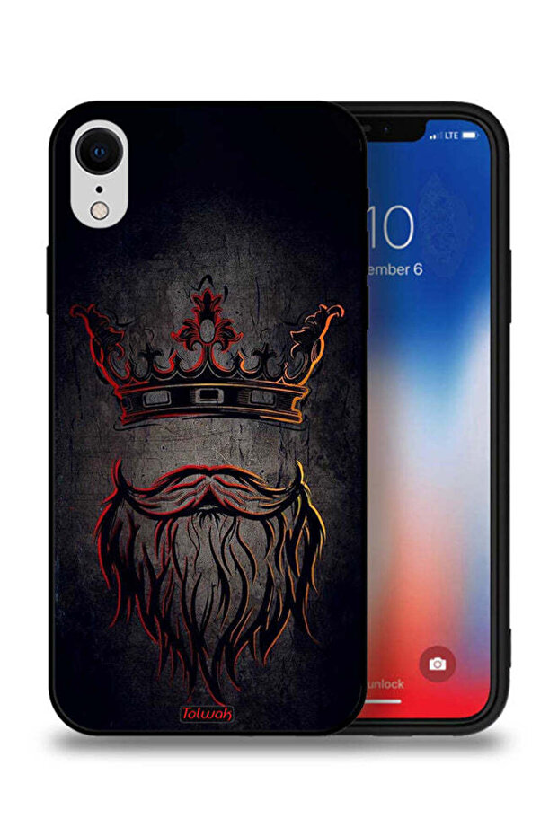 جراب حماية لجهاز Apple iPhone XR بتصميم King Artwork
